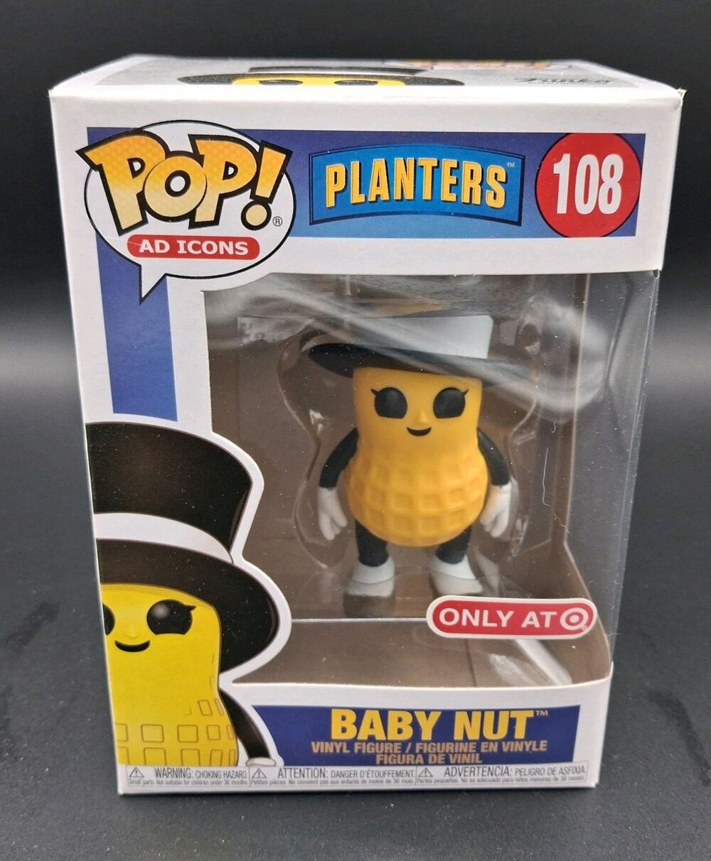 Funko Pop! Ad Icons Planters Peanuts #108 Baby Nut Target Exclusive Vinyl Figure